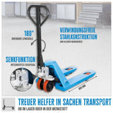 Transpalette manuel Güde 2500 kg – PU (fourches 800 mm)
