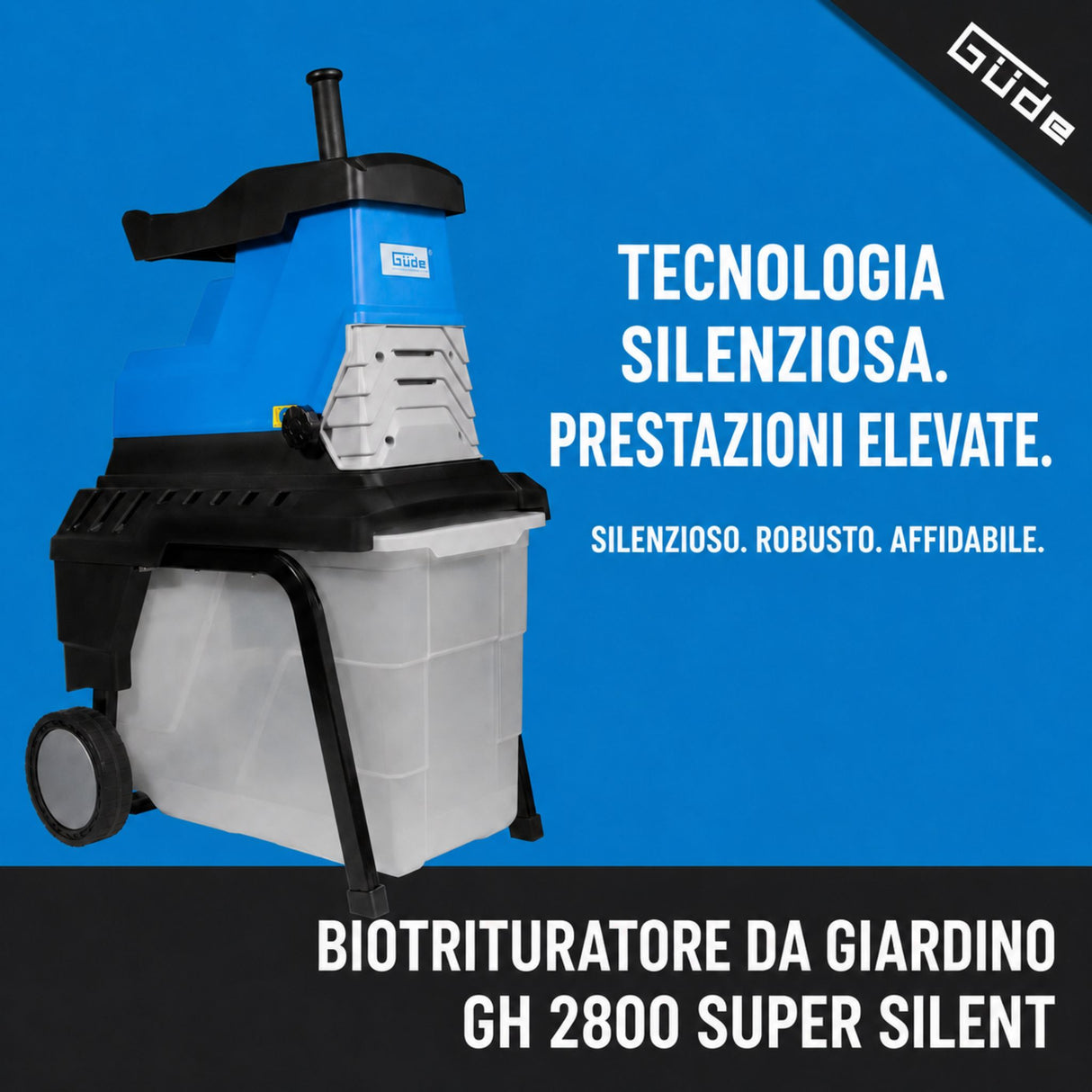 Broyeur silencieux Güde GH 2800 SUPER SILENT