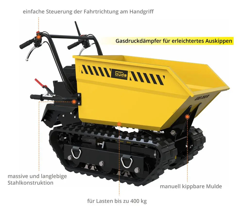 Guede Dumper sur chenilles GRD 400/R