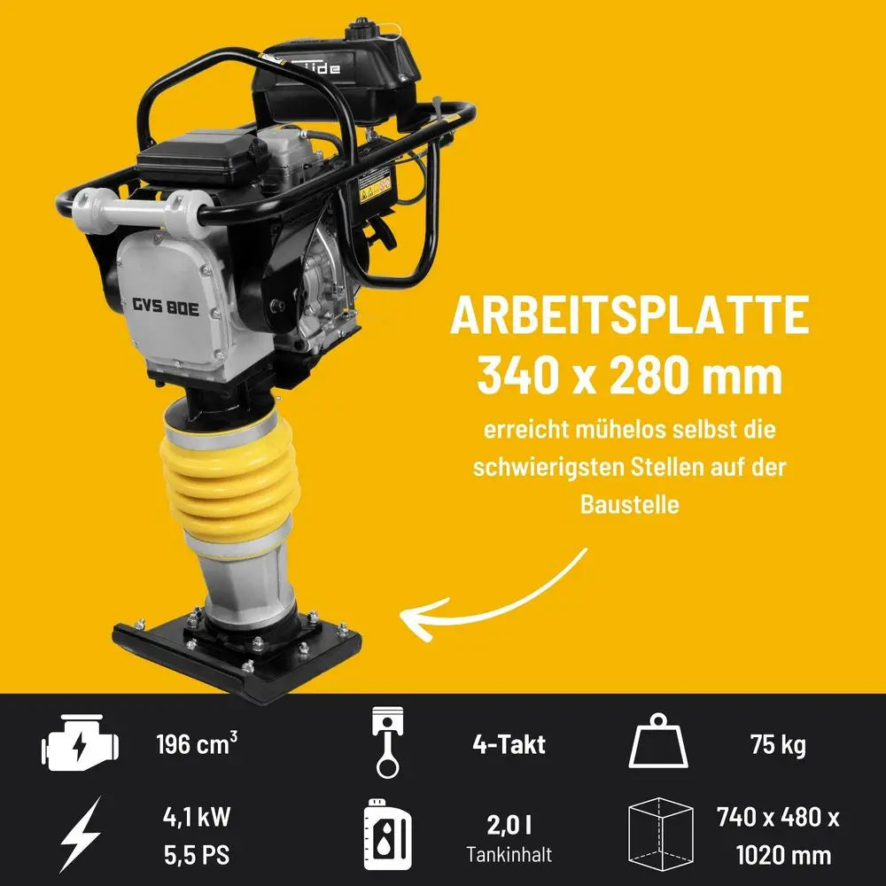Guede Dameuse vibrante verticale GVS 80E