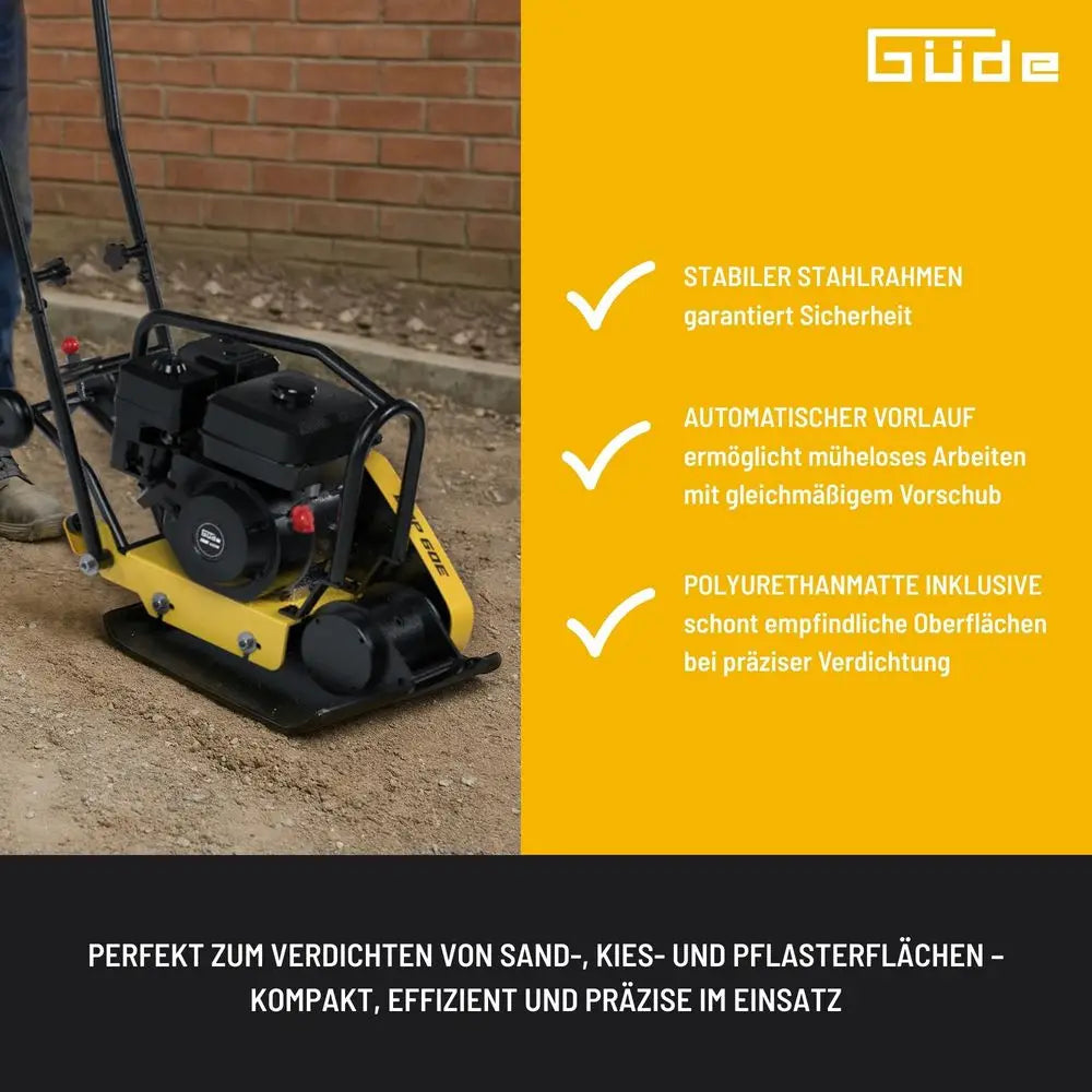 Plaque vibrante Güde GRP 60E