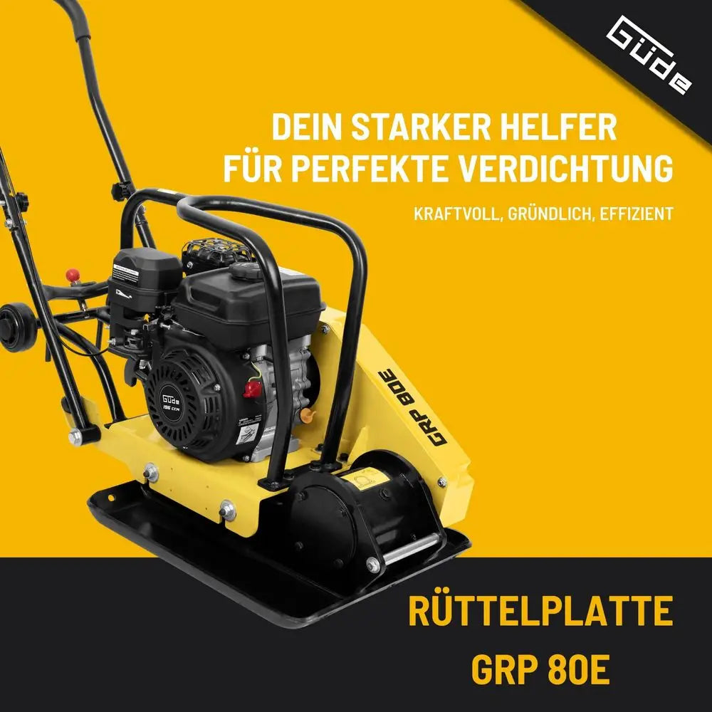 Plaque vibrante Guede GRP 80E – 80 mm