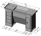 Piètement Bernardo Stand D8 Deluxe pour Profi(center) 700 – Robuste et fonctionnel