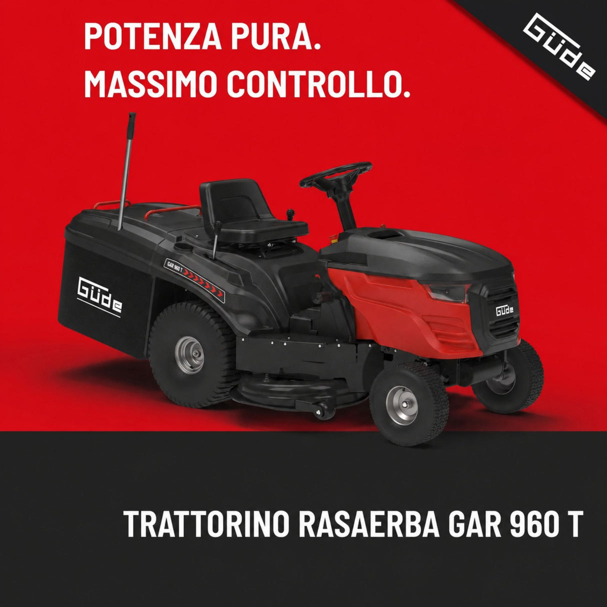 Tondeuse autoportée Güde GAR 960 T