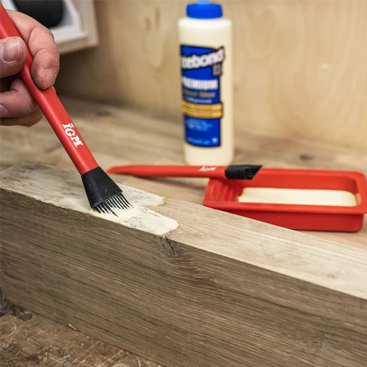 Kit Pinceau à Colle en Silicone – 24 mm et 13 mm + Spatule