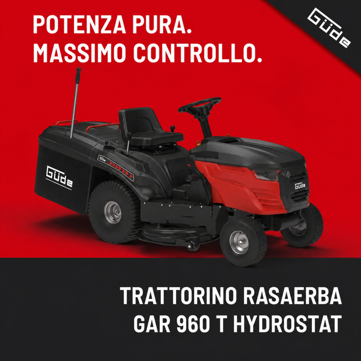 Tondeuse autoportée Güde GAR 960 T Hydrostat