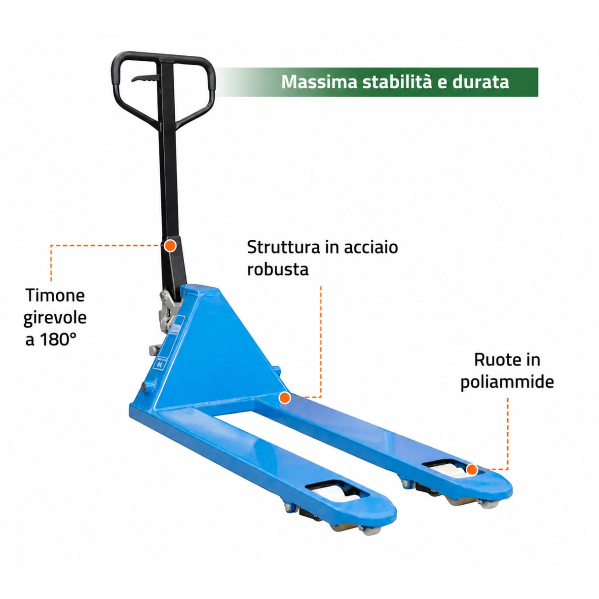 Chariot élévateur manuel Güde 2500 kg