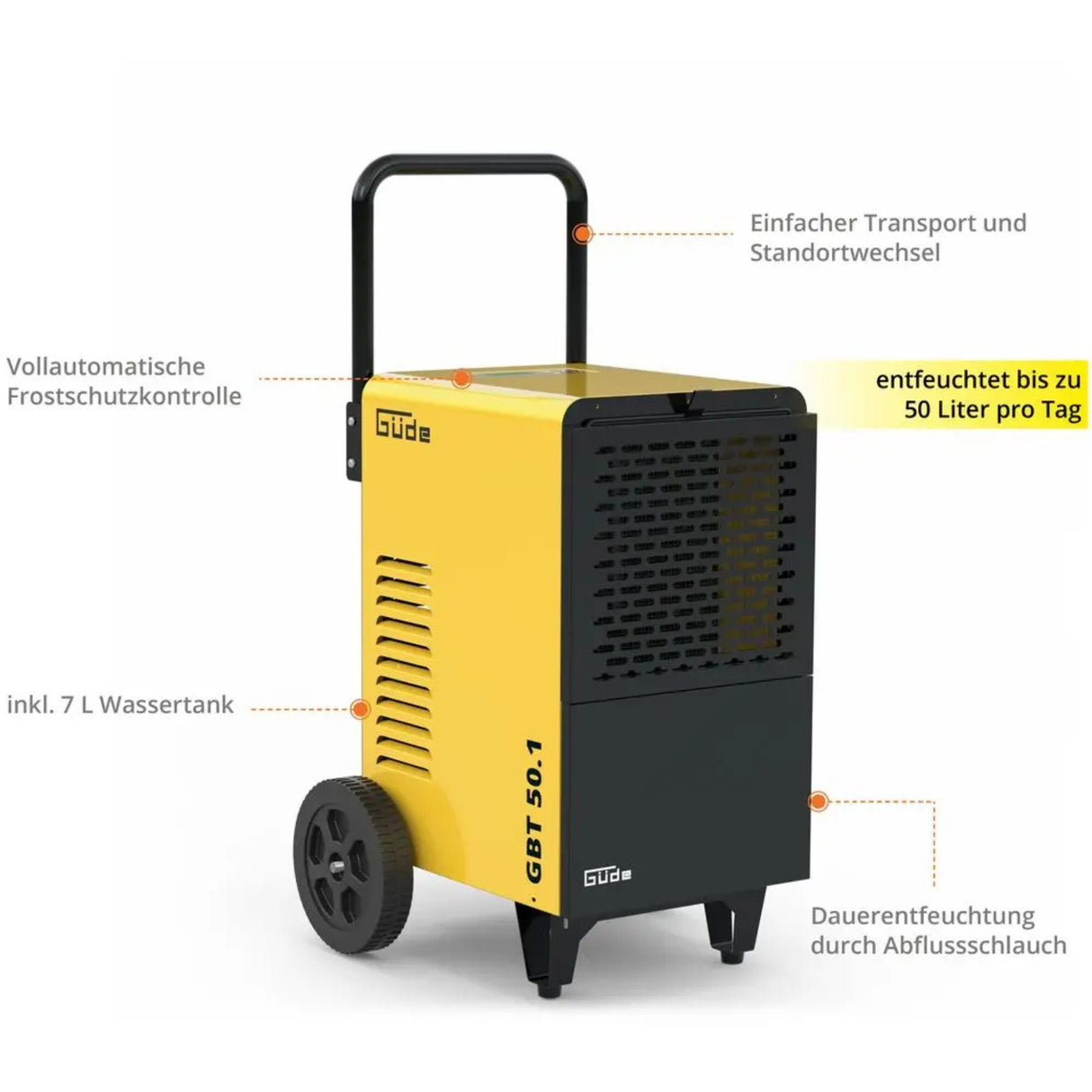 Déshumidificateur Güde GBT 50.1
