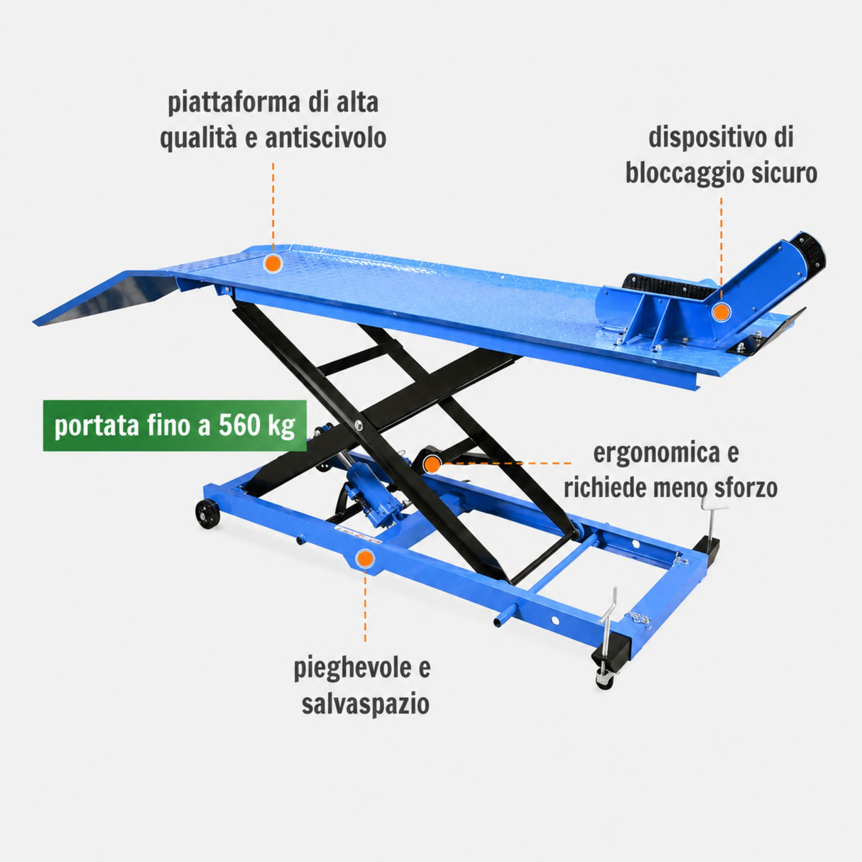 Pont élévateur pour motos Güde GMR 560