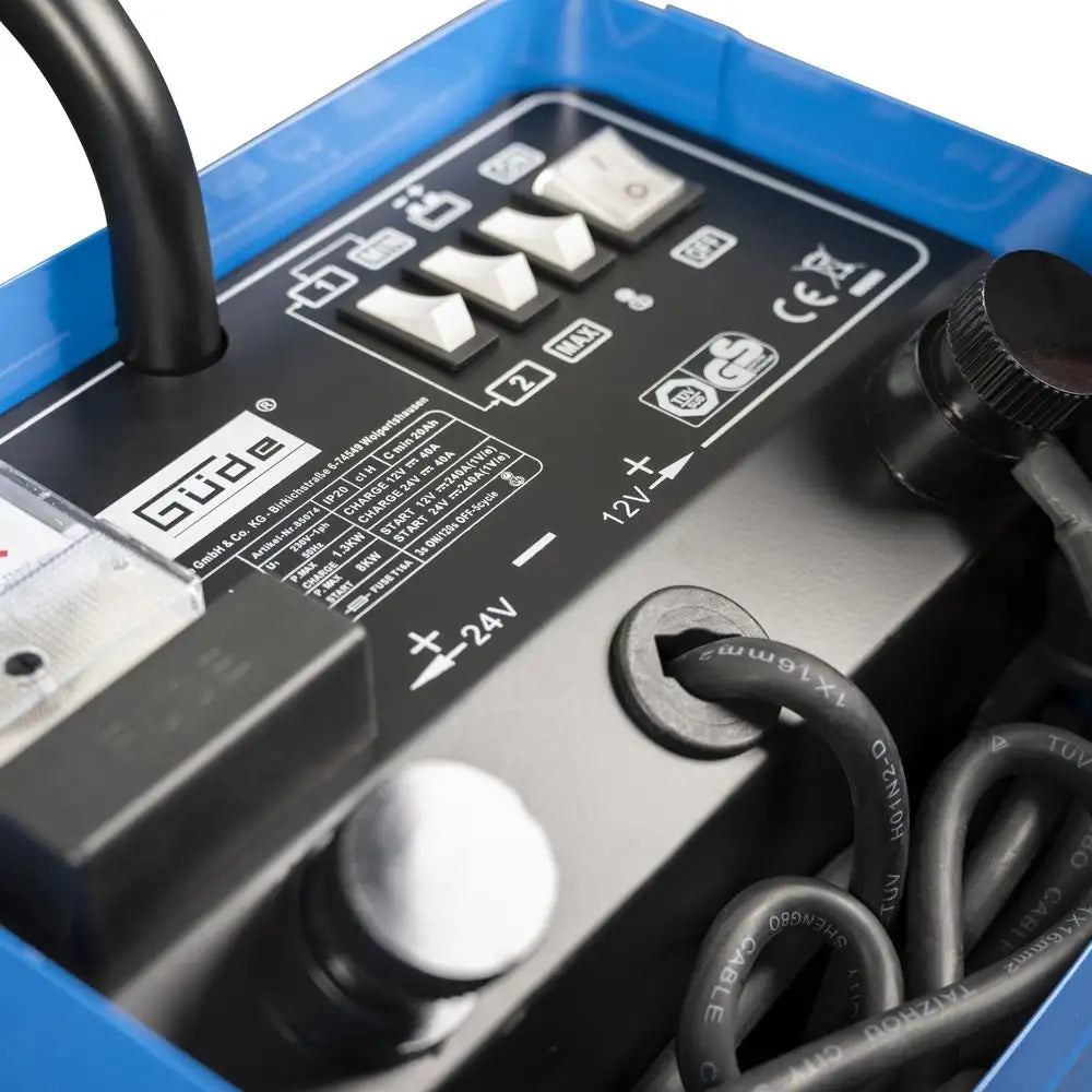 Chargeur de batterie et démarreur Güde V 421 C
