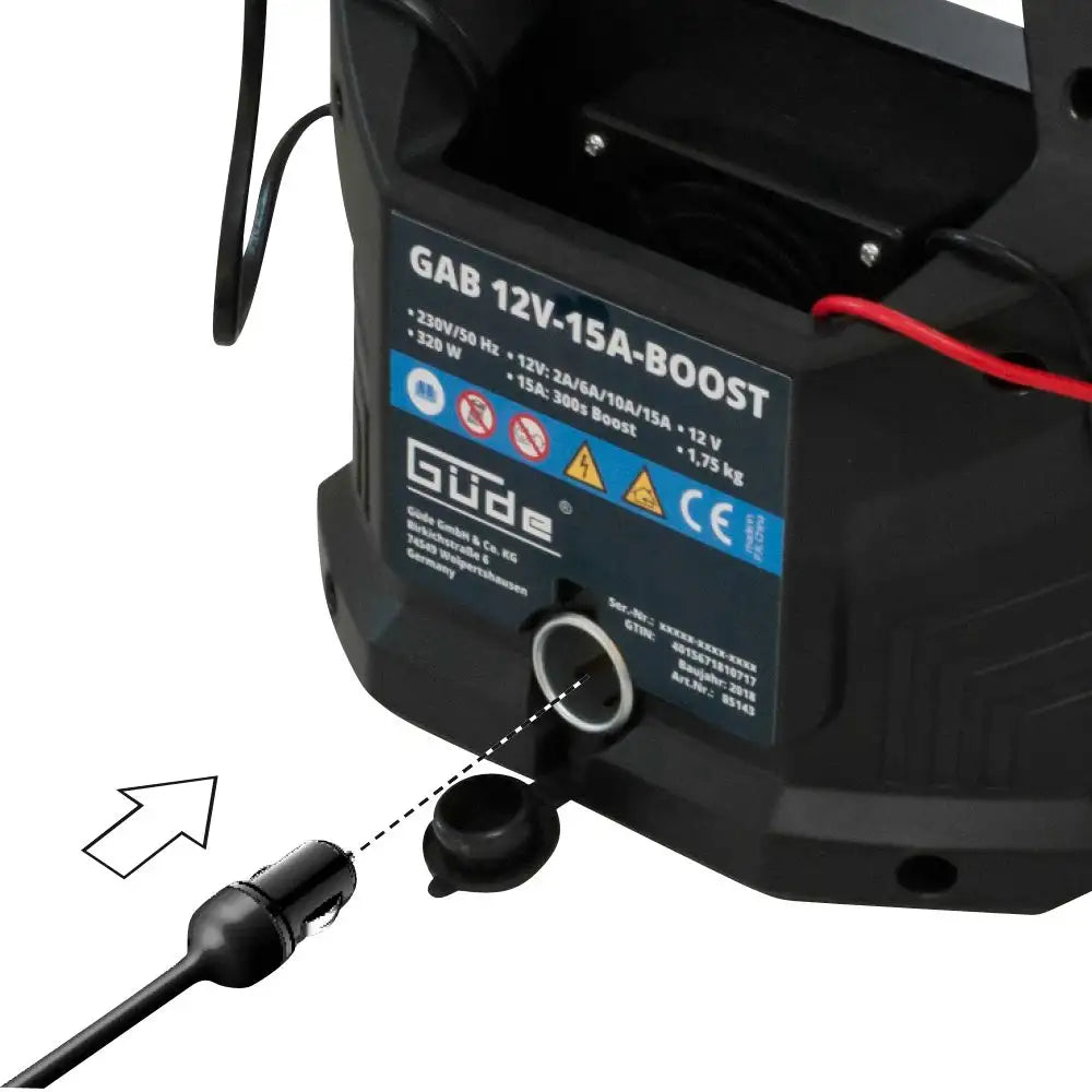 Chargeur de batterie automatique Güde GAB 12V-15A-BOOST