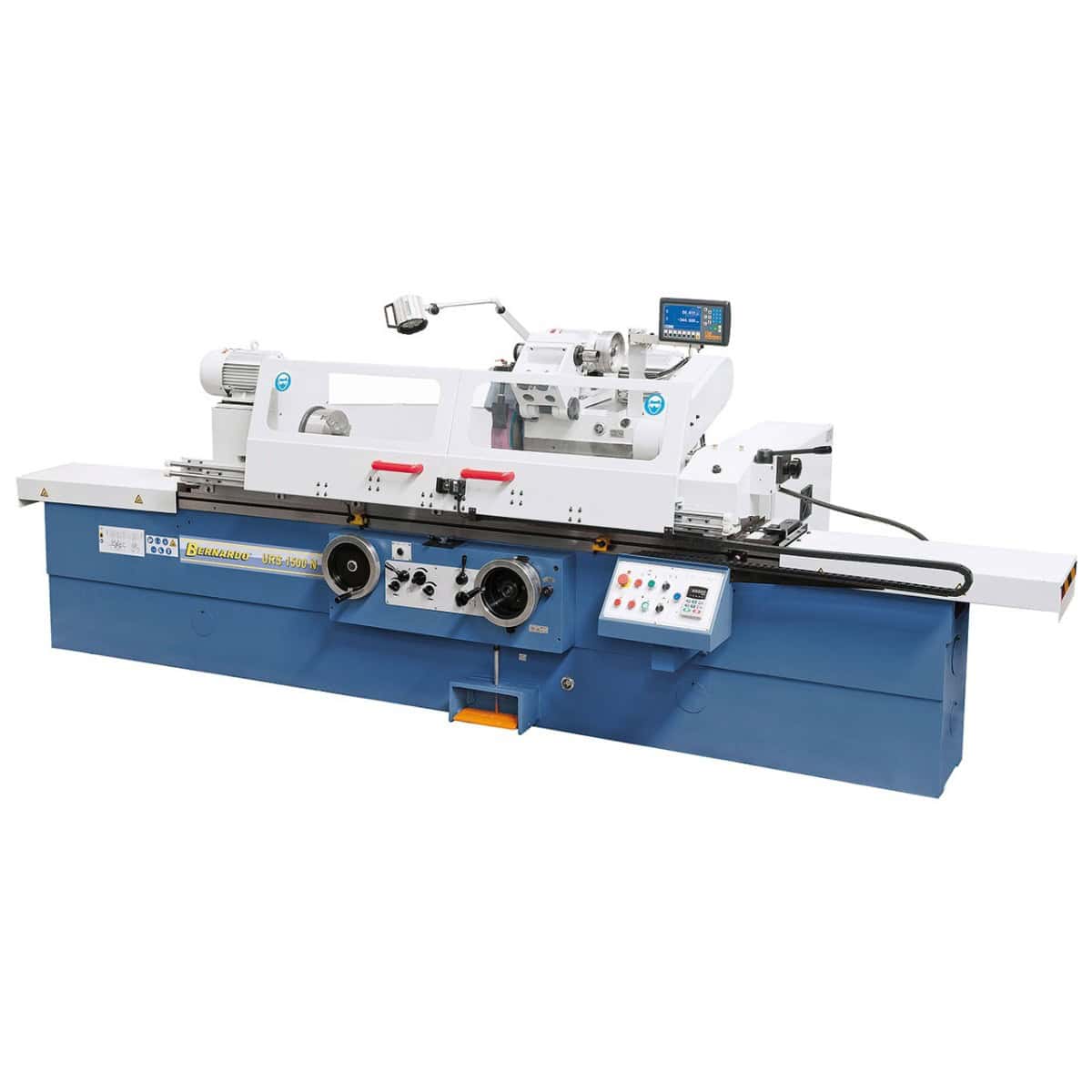 Smerigliatrice cilindrica universale Bernardo URS 3000 N con distanza tra le punte di 3000 mm, mola Ø 500 mm e DRO a 2 assi.