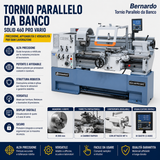 Tour à métaux Bernardo Solid 460 x 1000 Pro Vario
