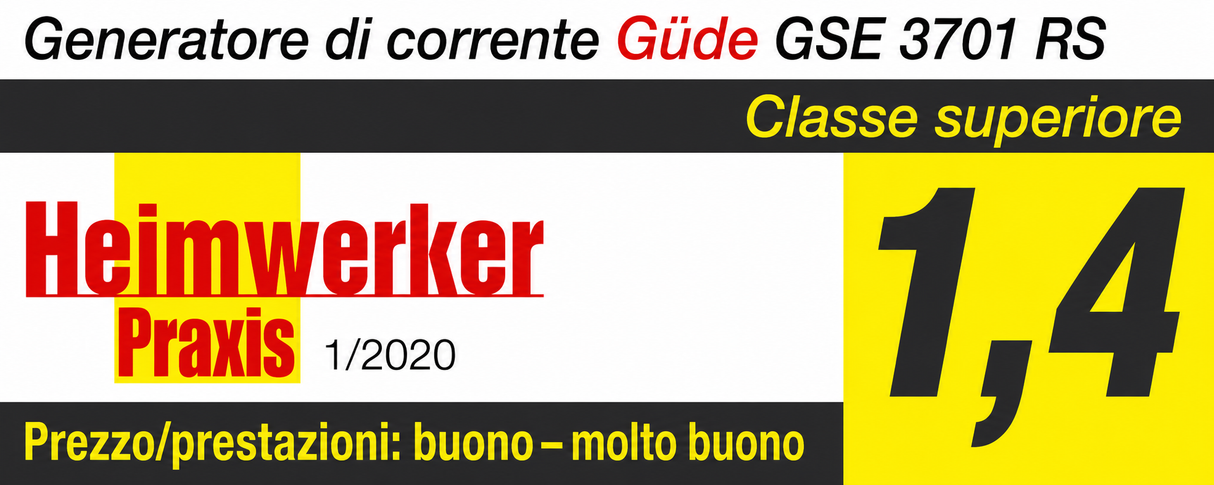 Groupe électrogène à essence Güde GSE 3701 RS