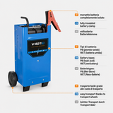 Chargeur de batterie Güde V 621 C 12/24 V avec fonction de démarrage