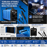 Poste à souder à électrode Güde GE 145 W – inverter MMA portable jusqu’à 100 A