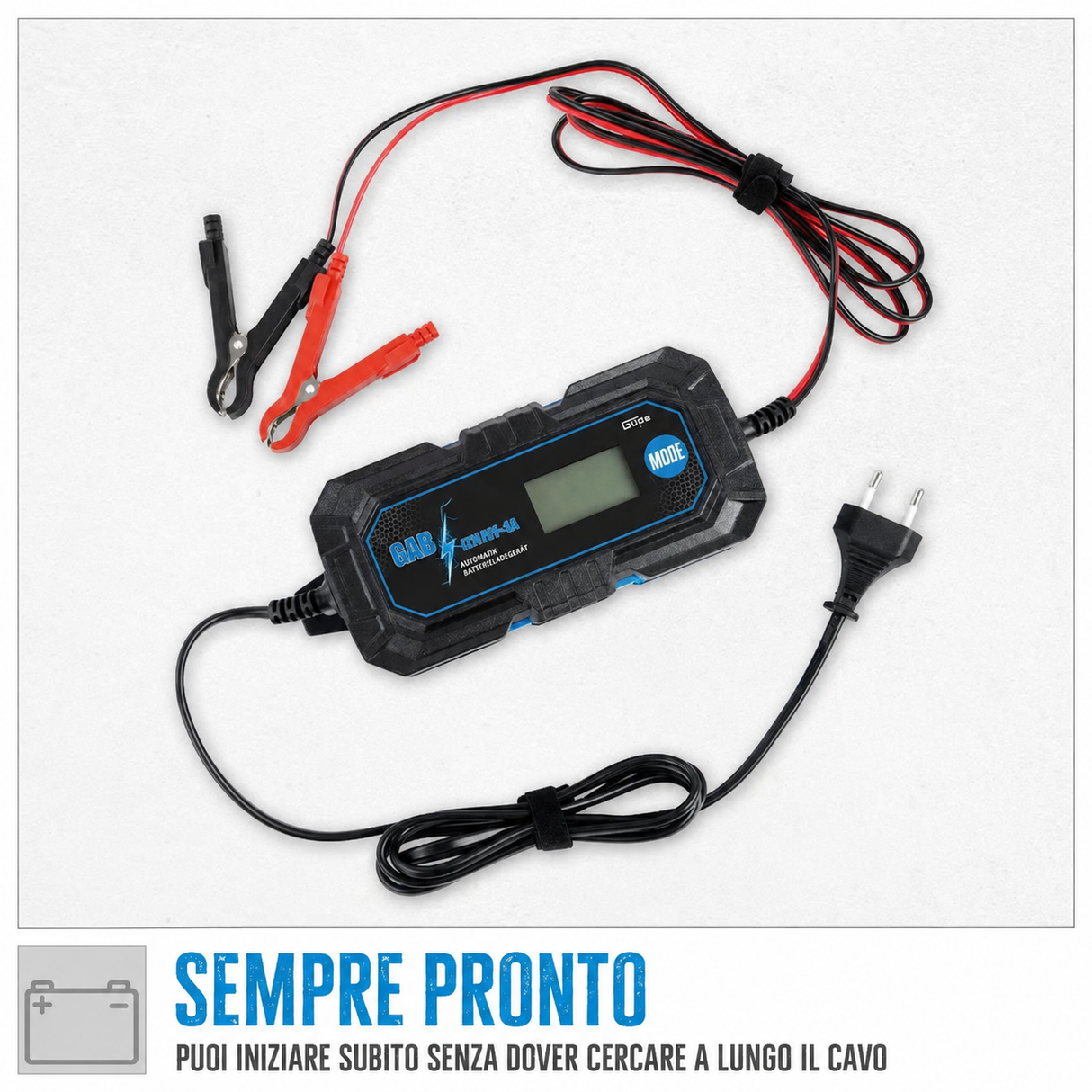 Chargeur de batterie automatique Güde GAB 12V/6V-4A