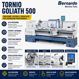 Tour à métaux Bernardo Goliath 500 x 1500