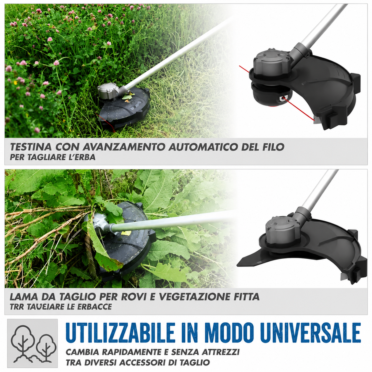 Outil de jardinage Guede Débroussailleuse à batterie FS 36-0 36V