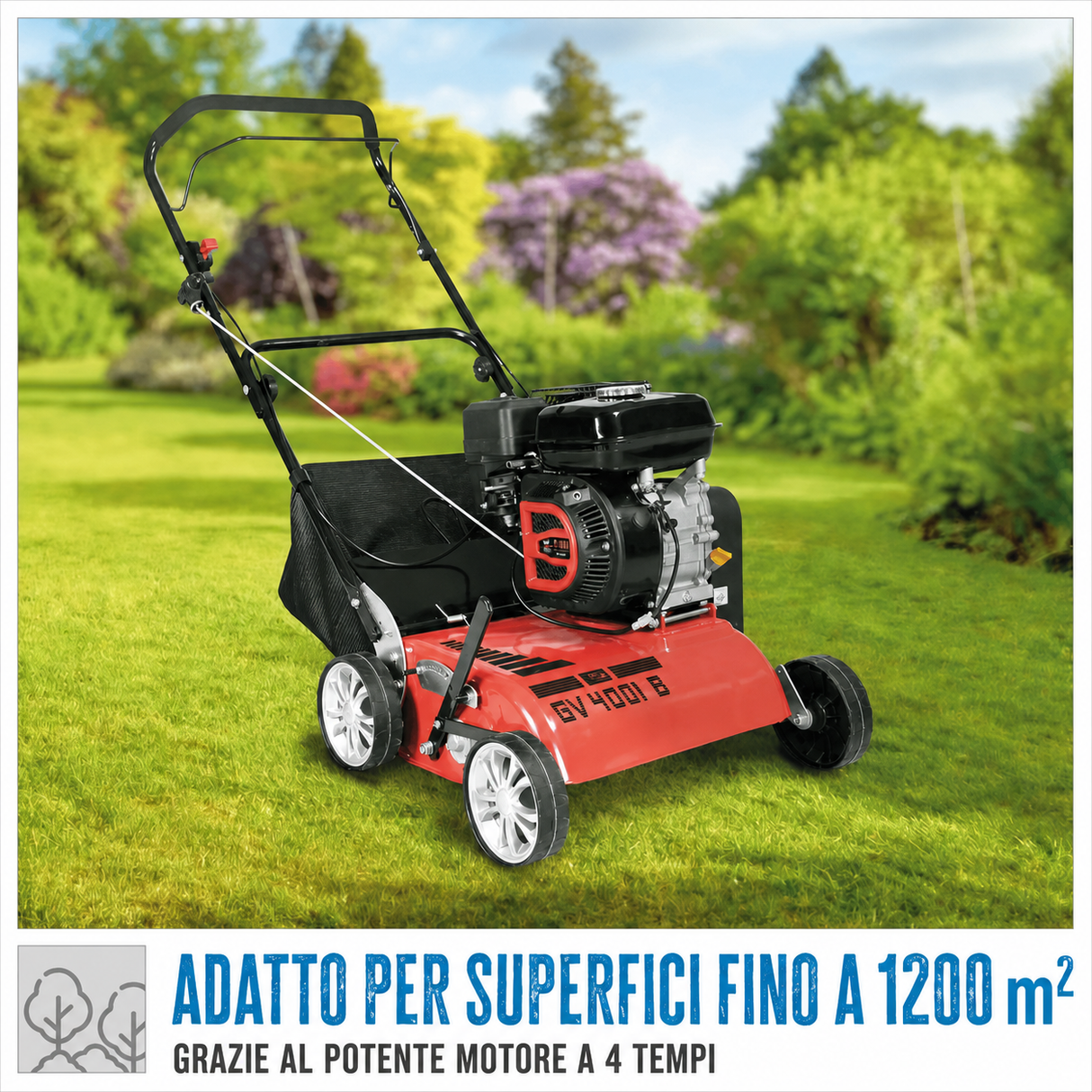 Outil de jardinage Güde aérateur et scarificateur thermique GV 4001 B