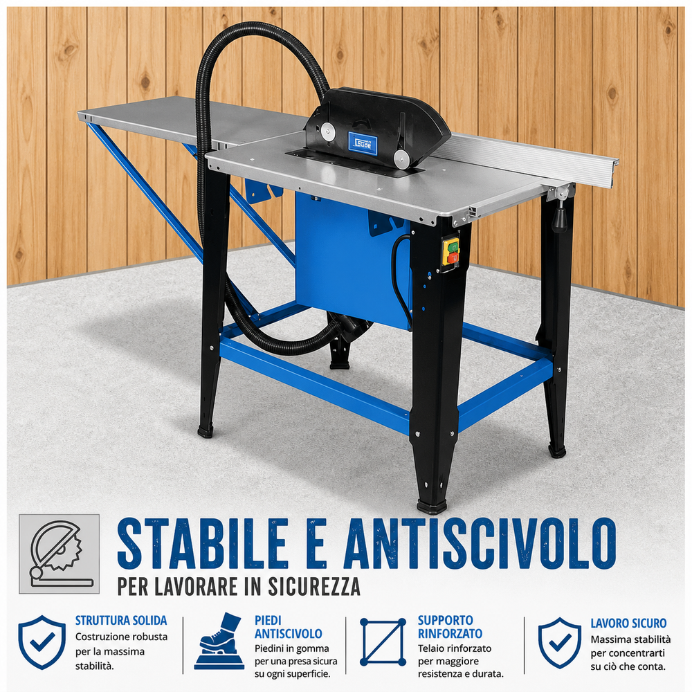 Scie de table pour bois Güde 230 V