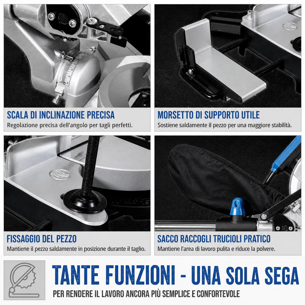 Scie à onglet Guede Güde GRK 2134.1 BSL