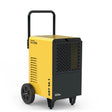 Deumidificatore Güde GBT 50.1 per disumidificazione ambienti 50-120 m². Motore 900W 230V, portata aria 300 m³/h, capacità 50 litri al giorno. Serbatoio 7L integrato, tubo scarico 1m, hygrostat regolabile, auto-stop, filtro lavabile. Protezione gelo automatica. Cantiere, restauro, asciugamento.