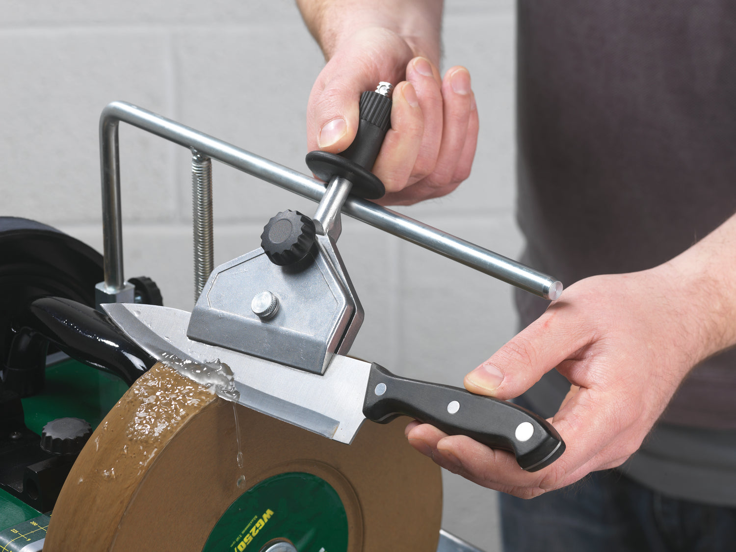 Accessoire pour machine-outil Record Power Gabarit d'affûtage de couteaux longs WG250/H