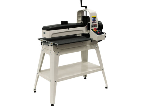 Levigatrice JET JWDS-2244 con tecnologia Sandsmart, grande capacità fino a 1120 mm e struttura compatta per falegnameria.