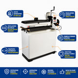 JET JWDS-2244OSC Ponceuse à cylindre oscillant 1120 mm