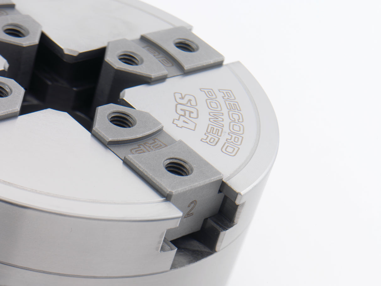 Accessoire pour machine-outil Record Power Mandrin auto-centrant SC4 avec flasque de 87 mm