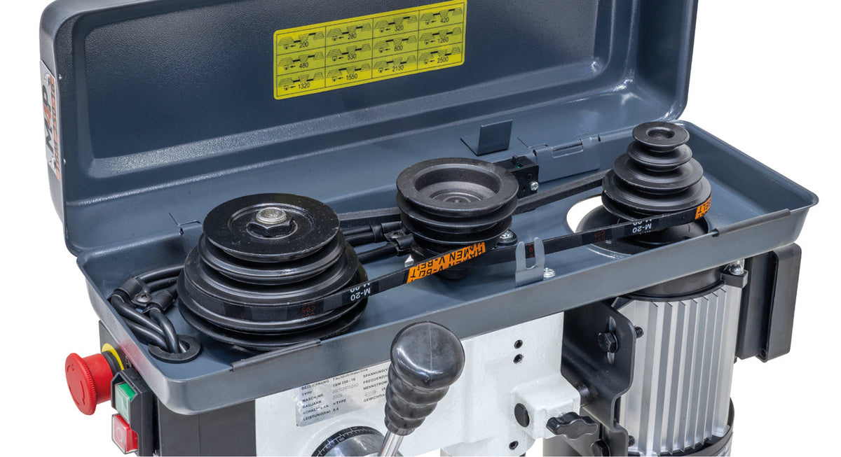 Trapano da banco TBM 250 - 16 / 230 V - trasmissione a cinghia