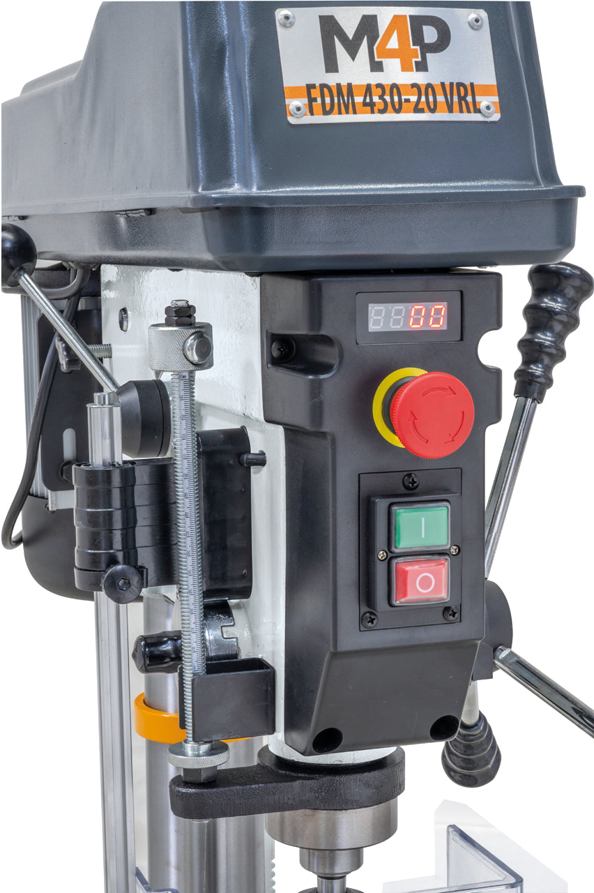 Trapano a colonna Vario FDM 430 - 20 VRL / 400 V - comandi