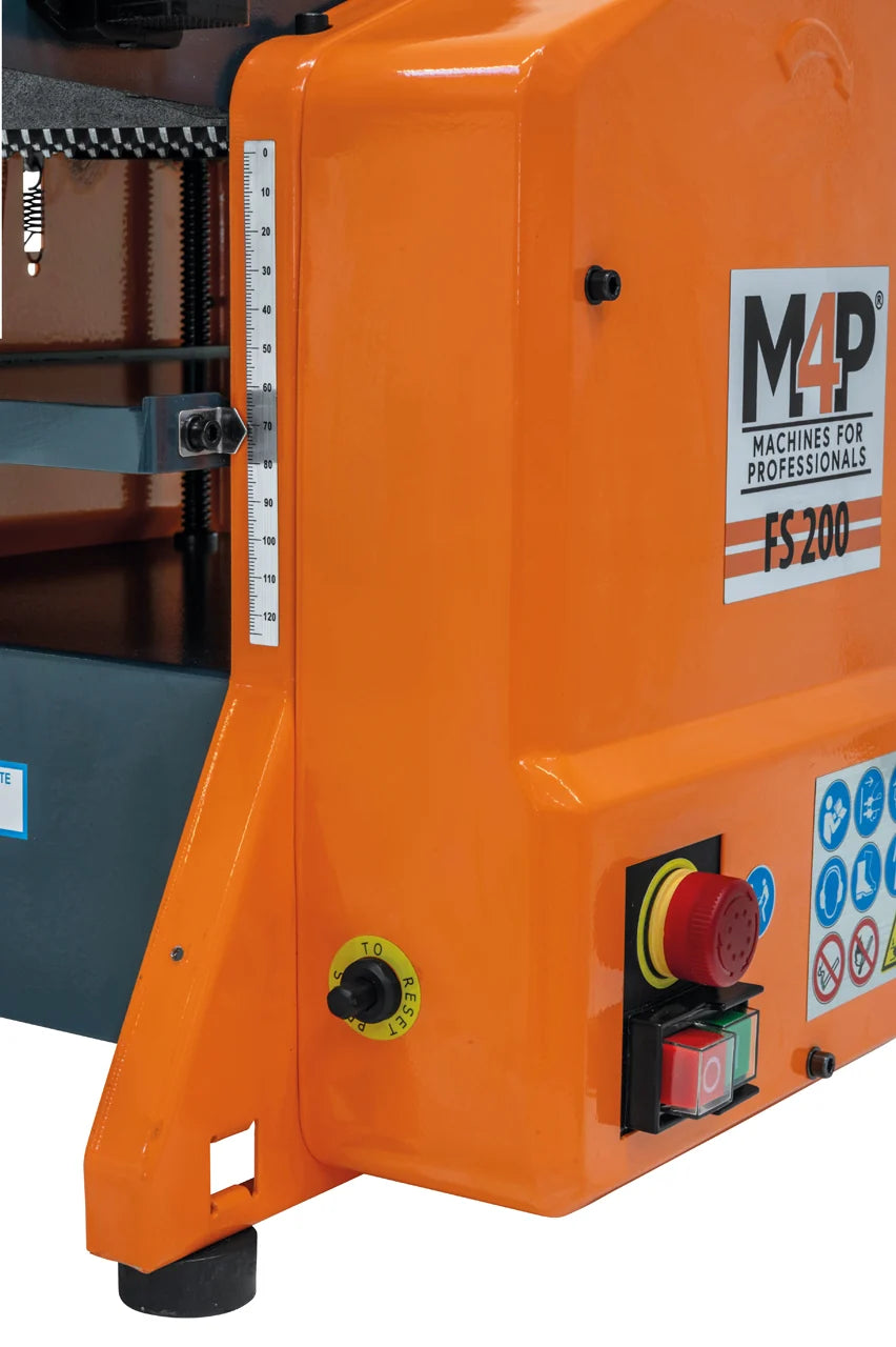 Pialla a filo e spessore M4P FS 200 – larghezza 200 mm, motore 1,25 kW, 230 V