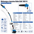 Motosega a stelo Güde GAK 1001 B – benzina 2 tempi, testina orientabile 0–90°