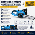 Motosega elettrica Güde KS 405 EC da 2400W, leggera e potente, ideale per taglio di legna, potatura e lavori domestici con elevata efficienza e facilità d’uso.