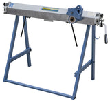 BB 1016 RS installata in officina con cesoia a rulli integrata per piegatura e taglio lamiera.