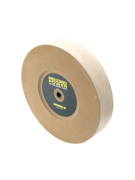 Dettaglio della pietra abrasiva WG250/M di ricambio per affilatrice ad acqua Record Power WG250.