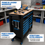 Établi Guede porte-outils avec établi Güde GW 12S