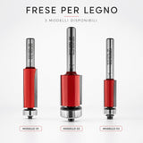 Fraise droite IGM M107 pour affleurage avec coupe hélicoïdale descendante