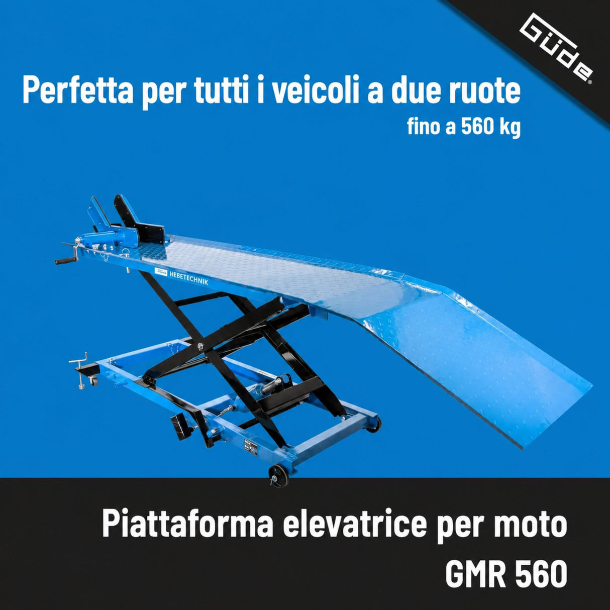 Pont élévateur pour motos Güde GMR 560