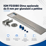 IGM FD3080 Gabarit optionnel de 8 mm pour assemblages à peigne