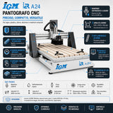 Pantografo CNC IGM i2R A24 – campo lavoro 610 × 1.220 mm