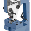 Punzone da 9 mm installato su PBS 22 LS per eseguire forature precise su metallo in officina.