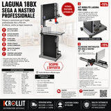 Lama 965 m/min guide ceramica Laguna 18BX riduzione attrito