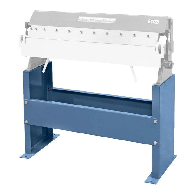 Supporto modello E installato sotto SB 915 S per garantire stabilità e sicurezza durante le lavorazioni in officina.