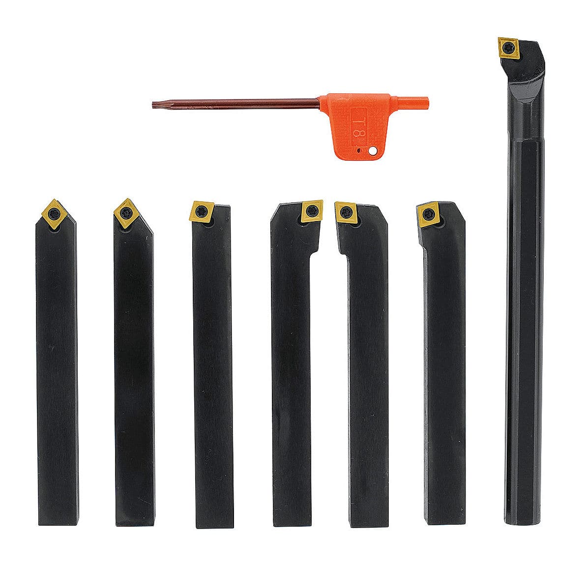 Utensile da tornio 6 pezzi, 12 mm