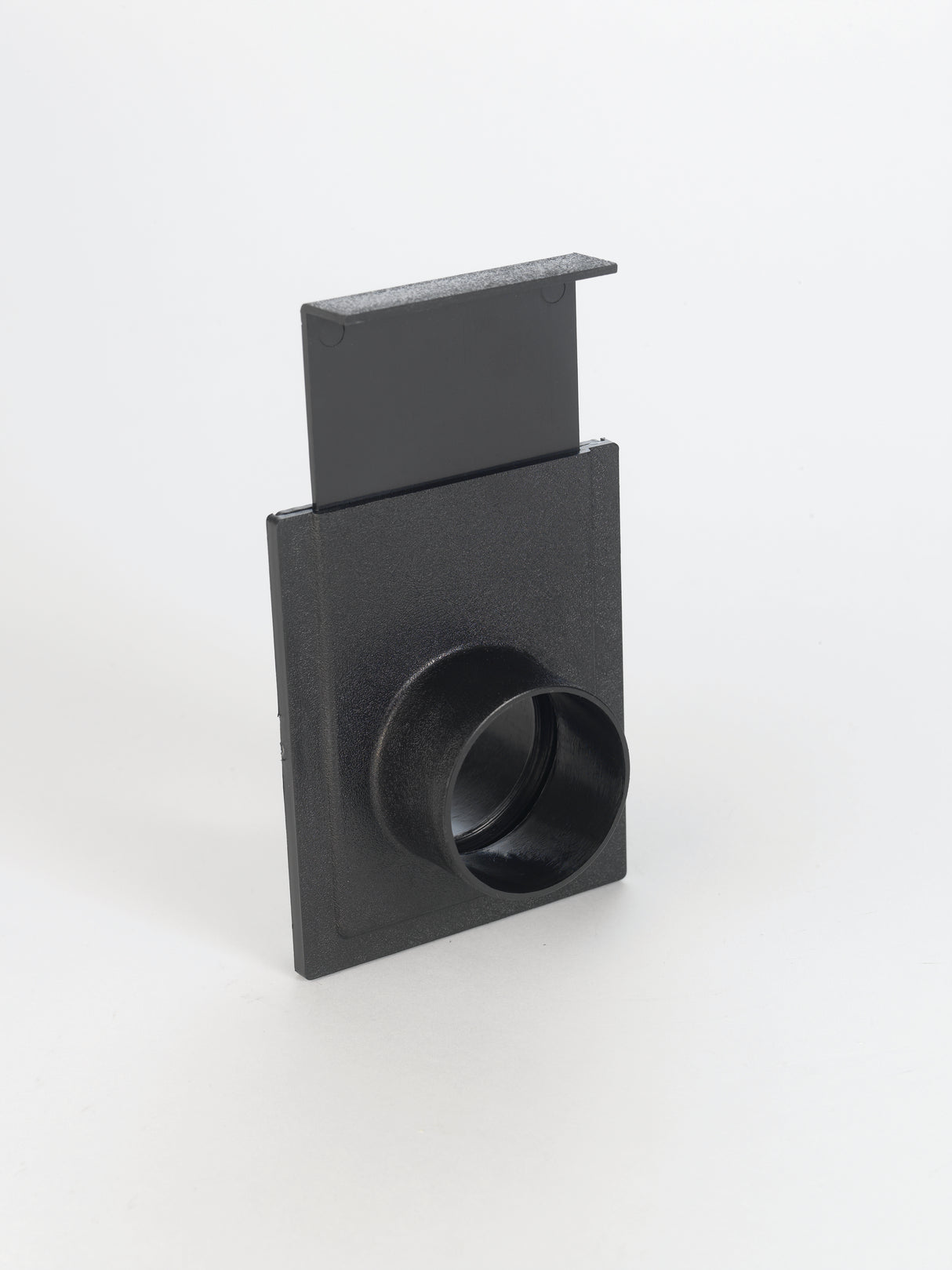 Valvola a ghigliottina in plastica da 2,5 pollici per controllare il flusso nei sistemi di aspirazione polveri.