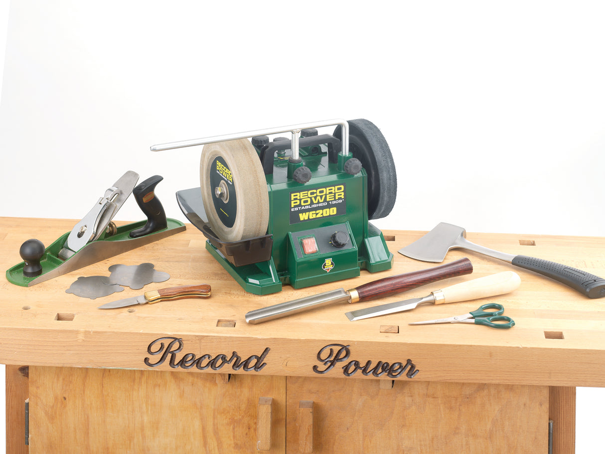 Affilatrice a secco-umido WG200 con kit accessori