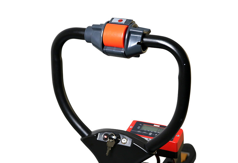 Transpalette électrique pèse-palette RAVAS Ergo Truck-2 – traction électrique, pesée intégrée, Li-ion 24V